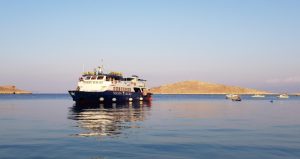 Kamiros Skala port to Halki ferry